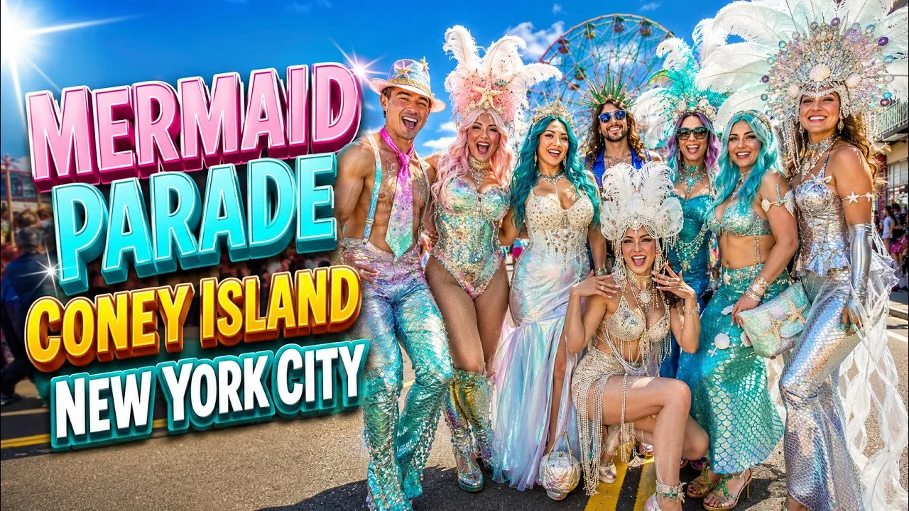 Mermaid Parade Brings Art Costumes and Coney Island Tradition to Brooklyn New York City thumbnail