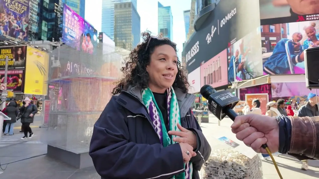 Love Ever After Unveiling Ceremony in Times Square New York City thumbnail