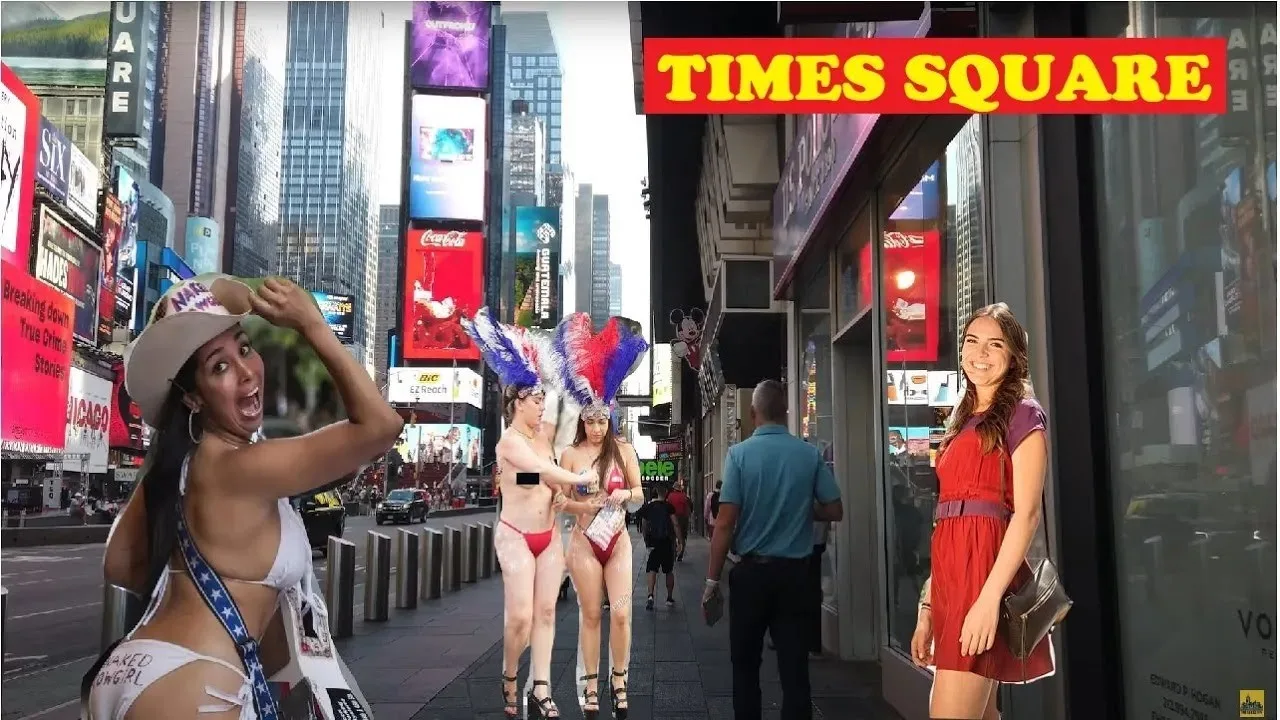 4K⁶⁰ NYC Sights & Sounds Tour - Whitehall Street to Times Square on Thursday New York City Aug. 2023 thumbnail