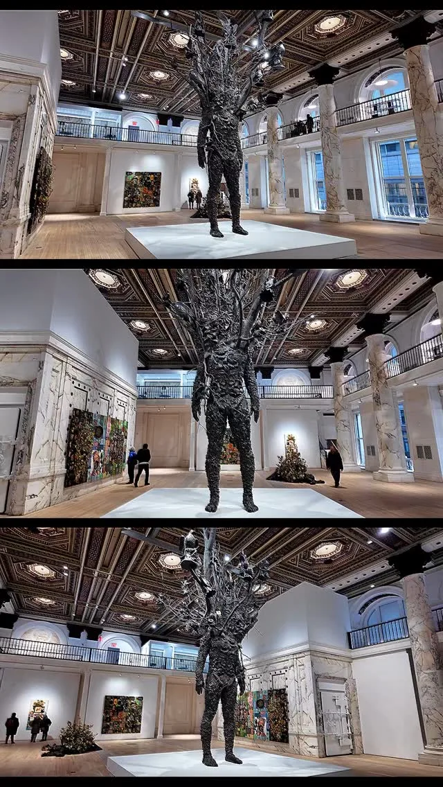 🖼️ Jack Shainman Gallery presents “Amalgams and Graphts,” a solo exhibition by American artist Nick Cave. This immersive experience explores themes of growth, resistance, and the connection between humanity and nature. Cave’s work features tall bronze sculptures and mixed-media assemblages that inco