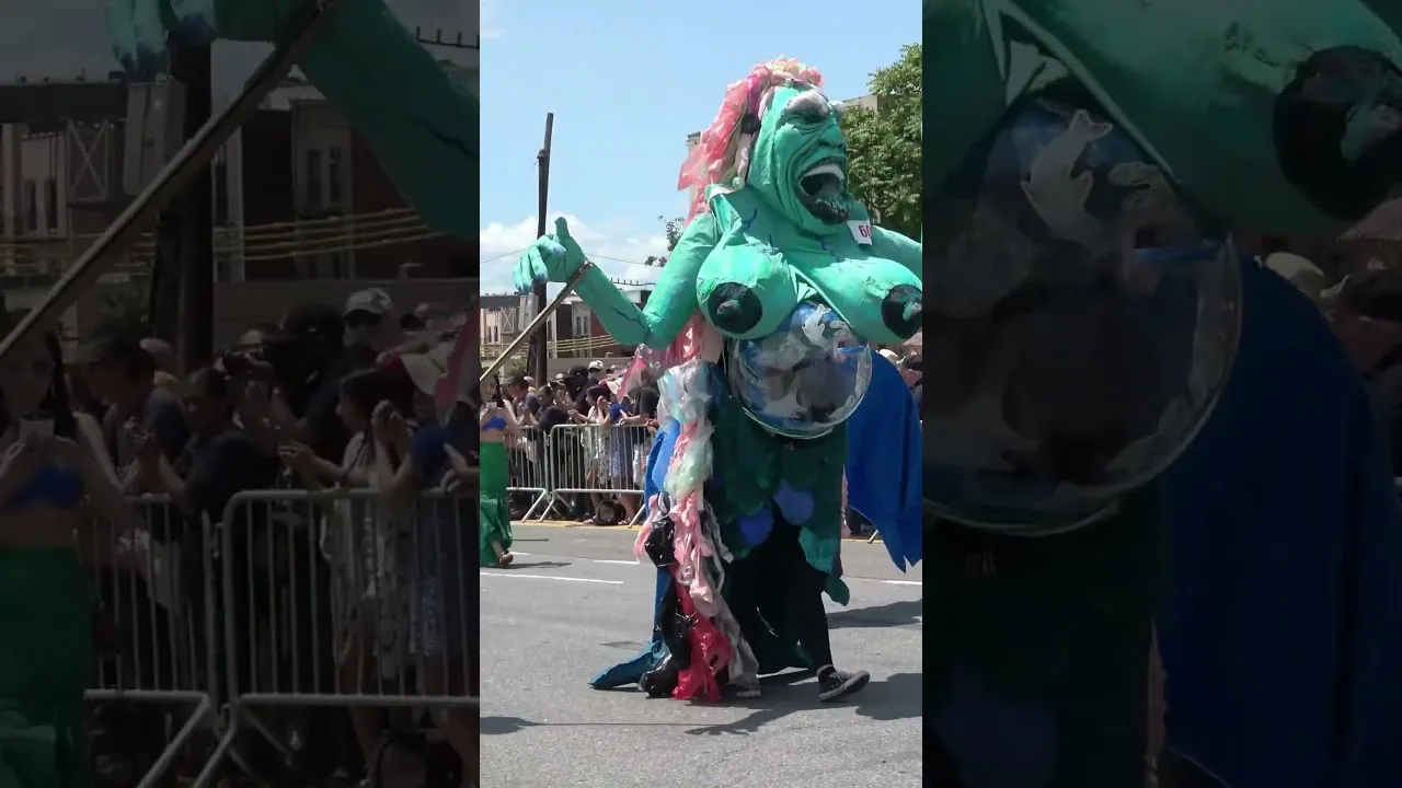 Mermaid Parade Coney Island June 2023 New York City thumbnail