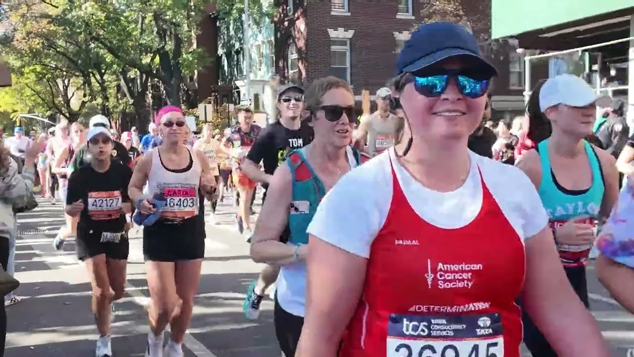TCS Marathon Atlantic Avenue 8 Mile Cheering Zone Brooklyn New York City thumbnail