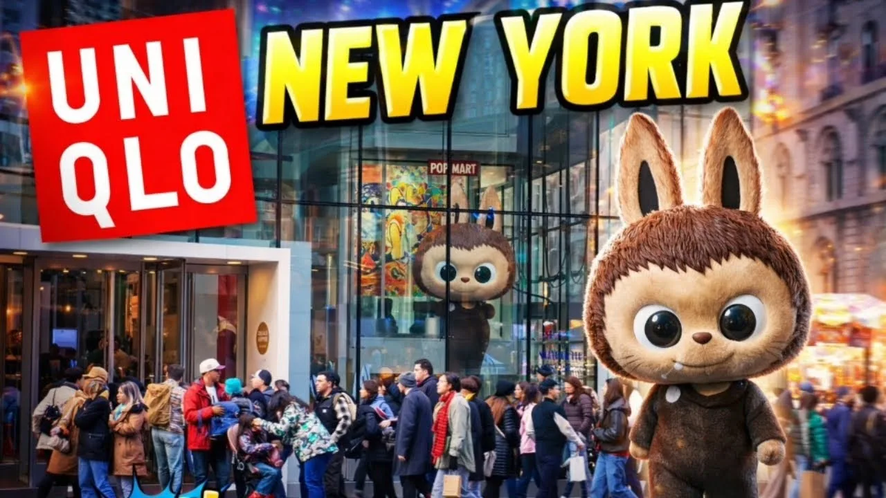 Nov. 15, 2025 - Trump Tower Tree Foliage Fifth Avenue Uniqlo Labubu Fifth Ave New York City thumbnail