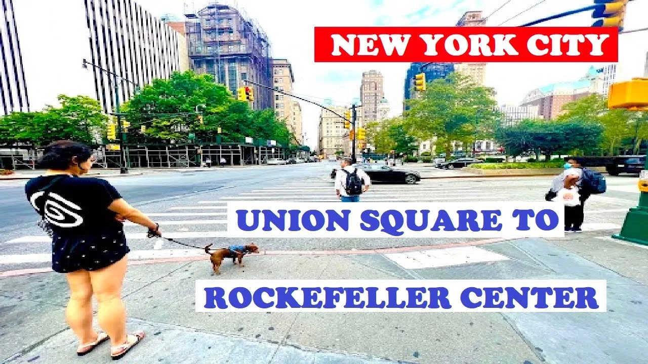4K⁶⁰ NYC Sights & Sounds Tour - Union Square, Rockefeller Center - New York City - Aug. '23 thumbnail