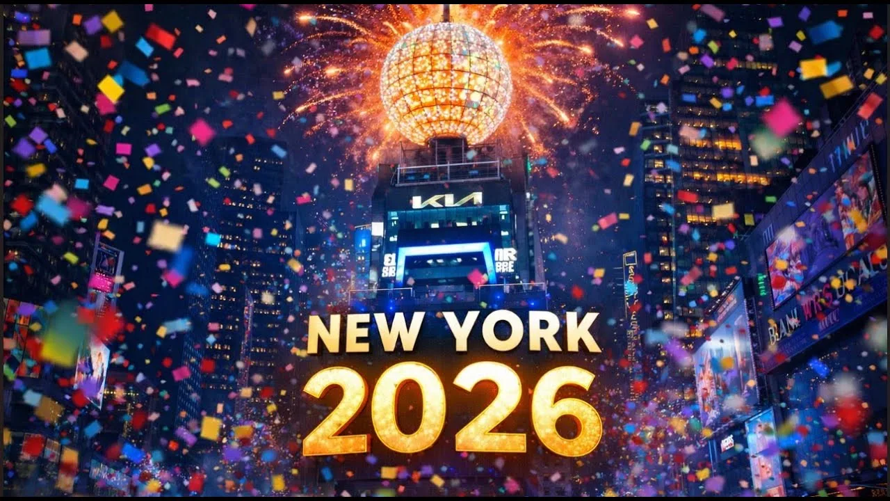Times Square Ball Drop Test 2026 Manhattan New York City thumbnail