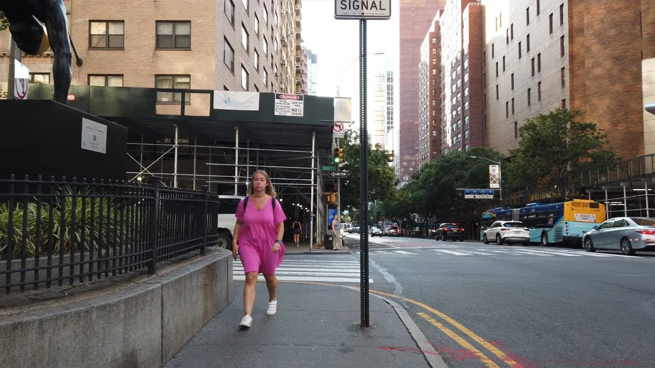 4K⁶⁰ NYC Sights & Sounds Tour - Times Square to 8th Avenue Midtown - July '23 - New York City thumbnail