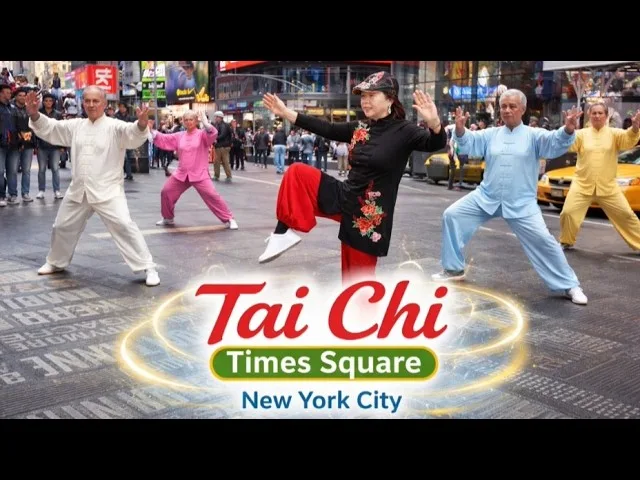 Mar. 20 2026 - Tai Chi Display Vehicles Times Square New York City thumbnail