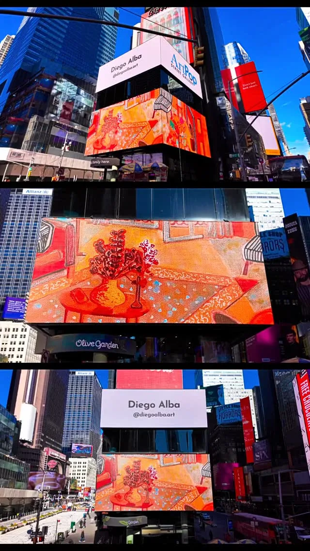 🎨✨ ArtPop Street Gallery brings local artistry to the heart of #NYC! In collaboration with @outfrontmedia, stunning works light up massive digital billboards. Instagram preview