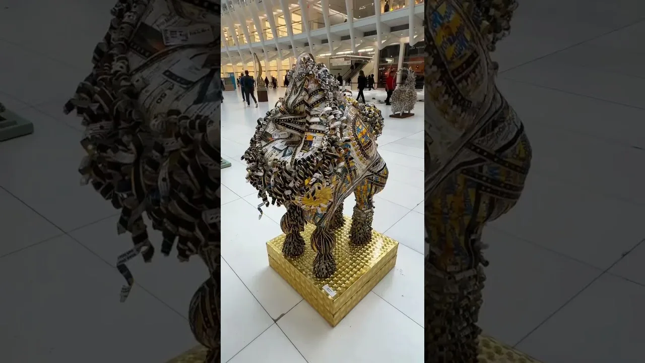 Ancient Culture in Modern Dress - Subway Card Twelve Zodiac Oculus Transportation Hub New York City thumbnail
