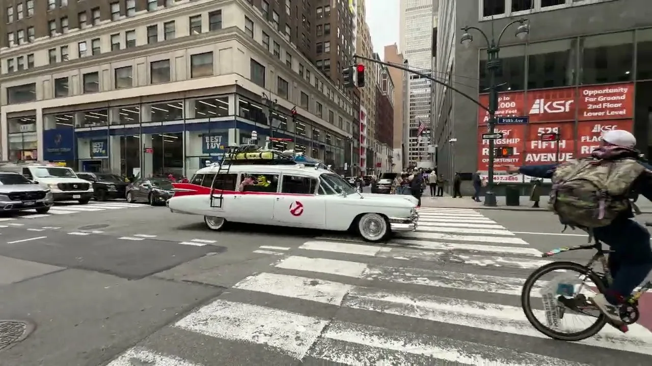 Ghost Busters Manhattan Fifth Avenue Midtown New York City #ghostbusters #newyork #nyc #automobile thumbnail