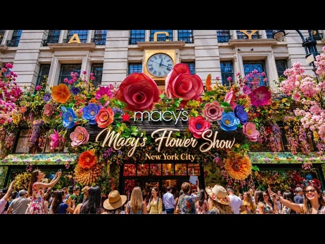 The 51st annual Macy’s Flower Show Herald Square NYC the Homegrown New York City thumbnail
