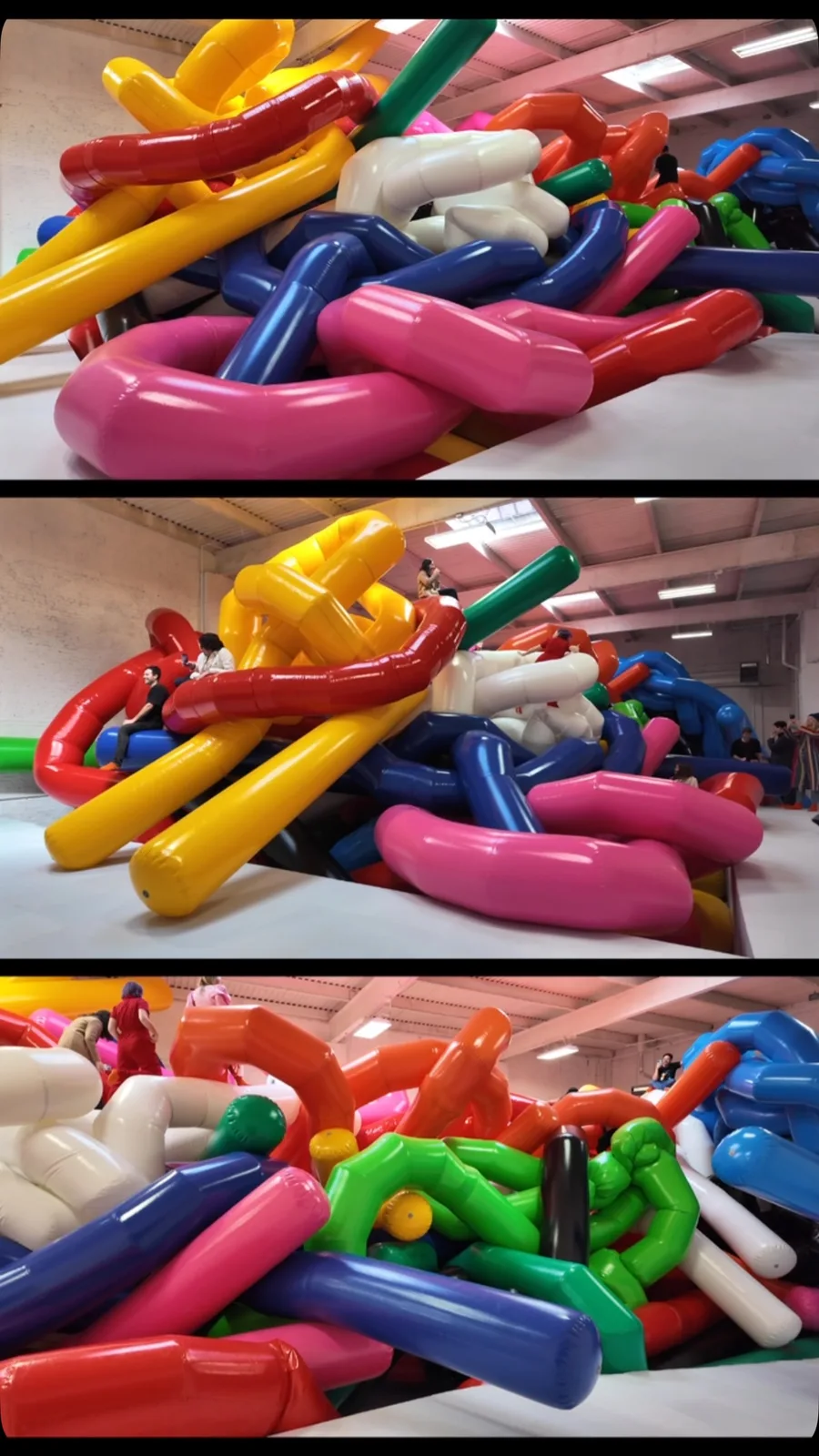 From April 11 to April 20, 2025, acclaimed artist Cj Hendry ( @cj_hendry ) brings her newest exhibition, Keff Joons, to 50 Gold Street in DUMBO, Brooklyn. This immersive and energetic installation pays bold homage to Jeff Koons’ ( @jeffkoons ) iconic balloon sculptures. Hendry reinterprets the famil