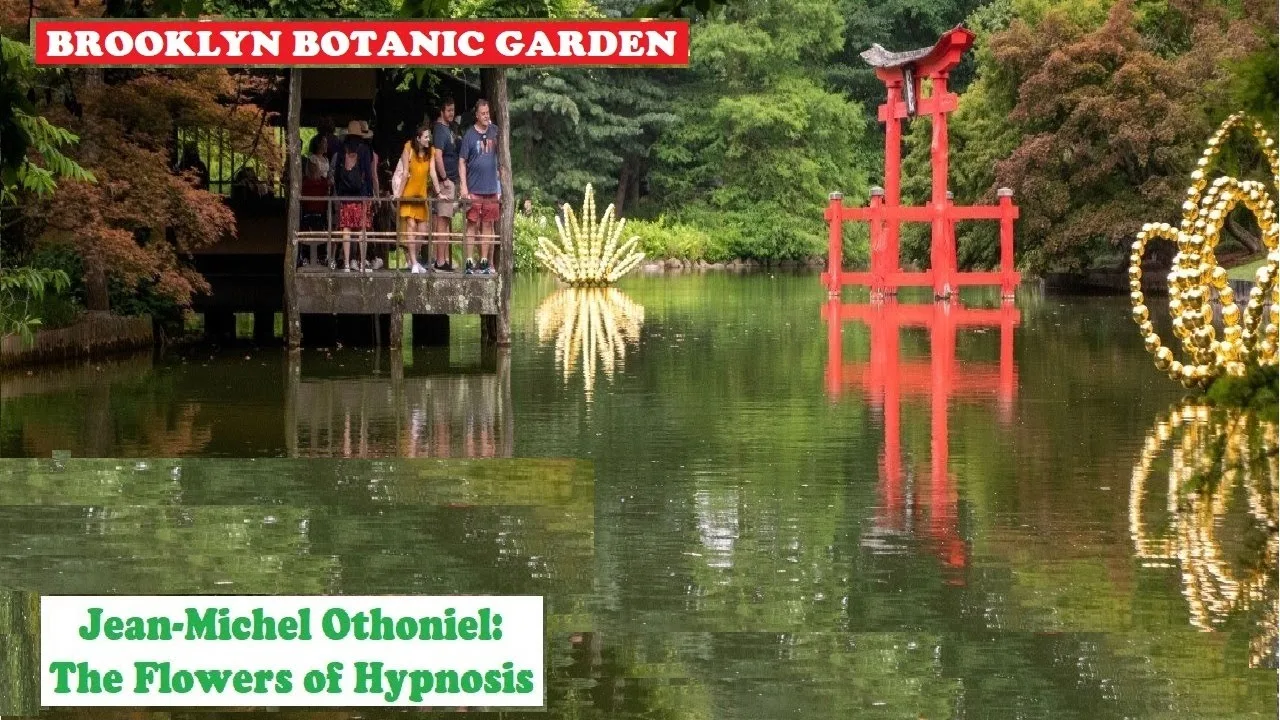 Brooklyn Botanic Garden Walking Tour - Jean-Michel Othoniel: The Flowers of Hypnosis - NYC Aug. '23 thumbnail
