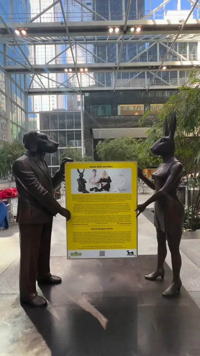 Sesame Street: The Power of Togetherness by Gillie and Marc @gillieandmarcart @sesamestreet #gillieandmarcart #sesamestreet #sculpture #newyork #gillieandmarc Instagram preview