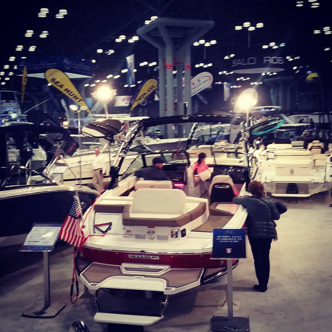 2018 Progressive Insurance New York Boat Show gets underway at Javits Center! Instagram preview