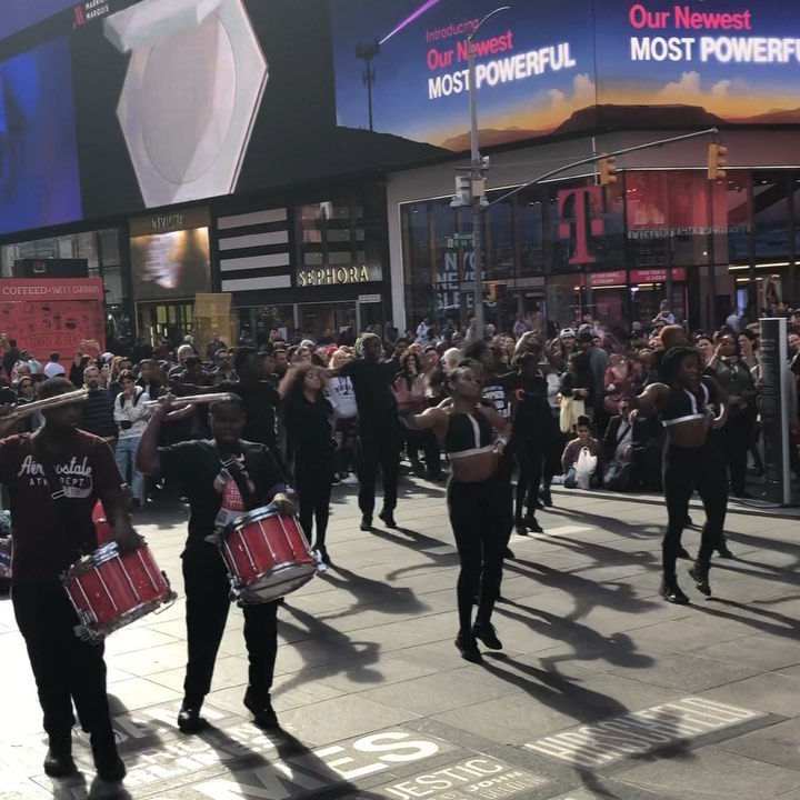 Drumline Faceoff Competition @timessquarenyc Instagram preview