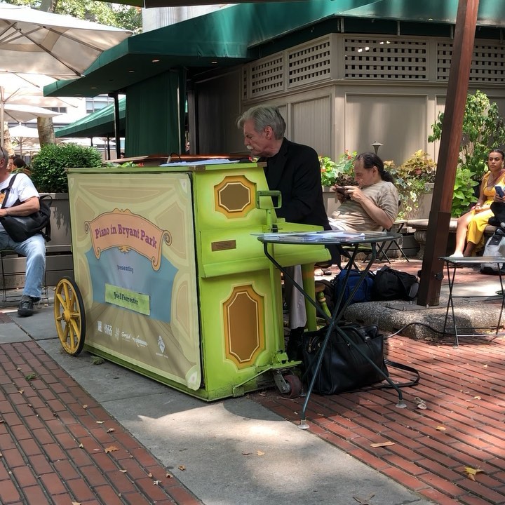Joel Forrester - Piano in Bryant Park Instagram preview