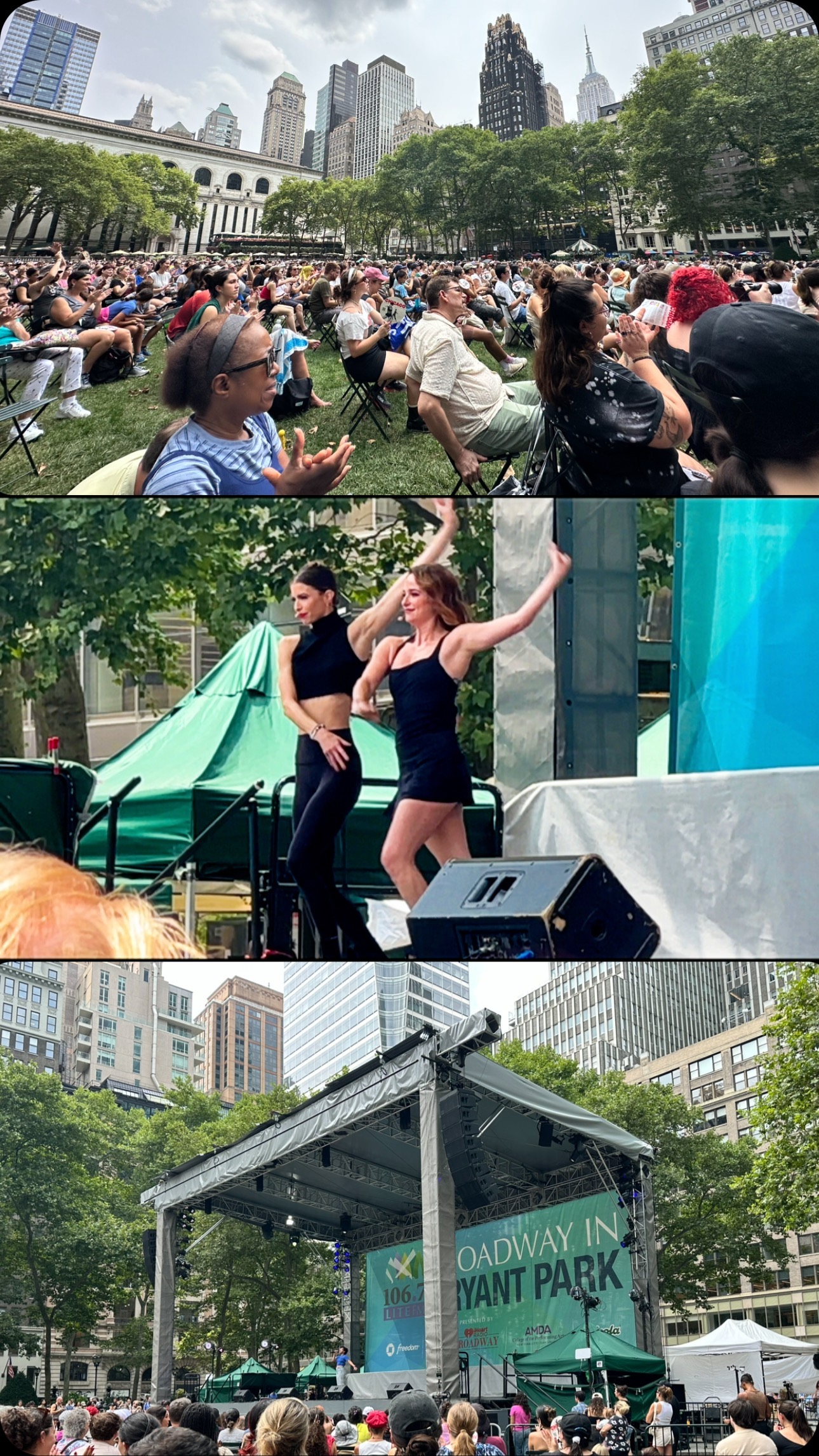 🎭✨ Broadway in Bryant Park @bryantparknyc @chicagomusical Instagram preview