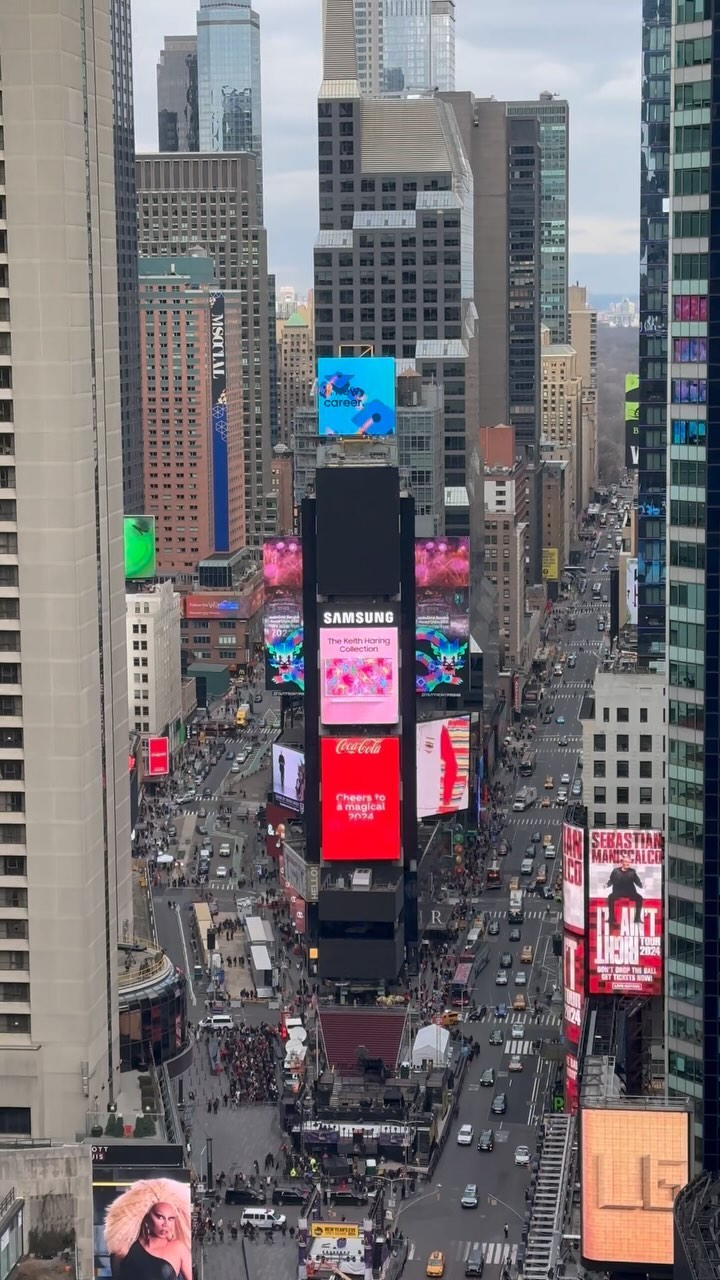 Atop One Times Square @timessquarenyc Instagram preview