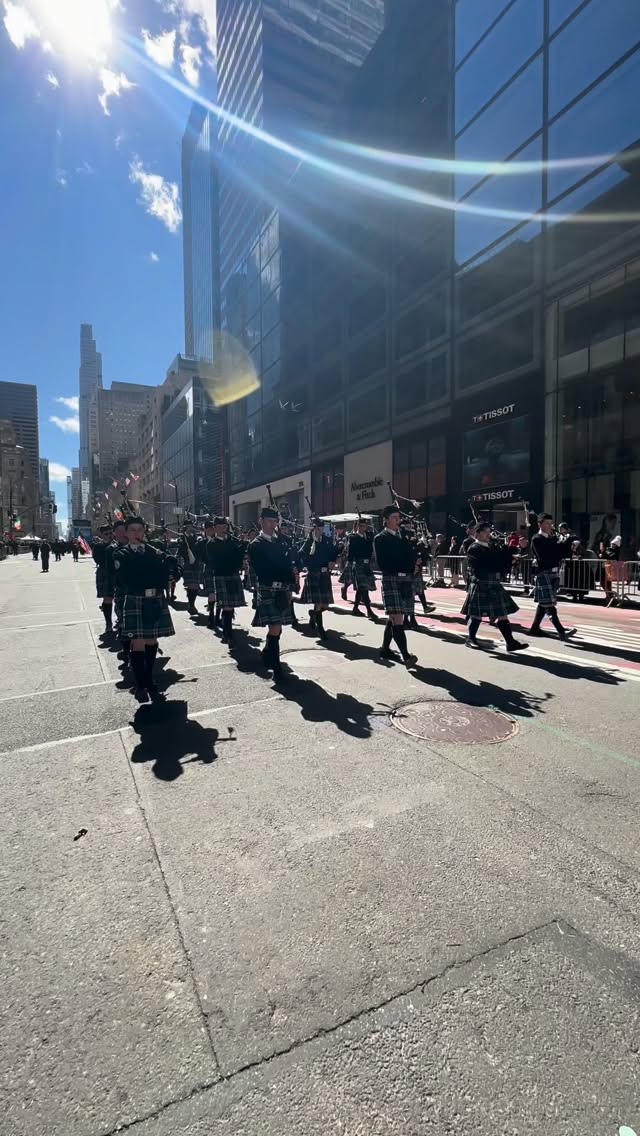 St. Patrick’s Day Parade New York City #pipesanddrums #stpatricksday #stpatricksday2026 #newyork #nyc Instagram preview