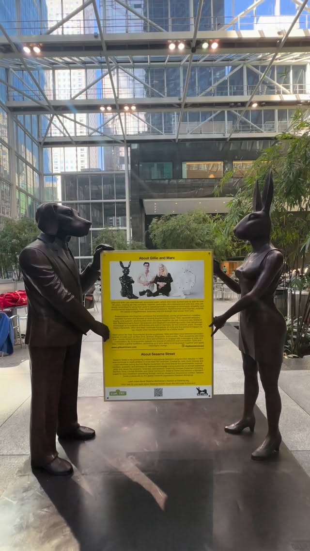 Sesame Street: The Power of Togetherness by Gillie and Marc @gillieandmarcart @sesamestreet #gillieandmarcart #sesamestreet #sculpture #newyork #gillieandmarc Instagram preview