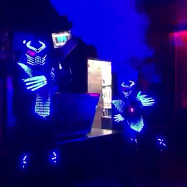 Electronic Laser Show - The 4th Annual White Party at Cats Cafe Instagram preview