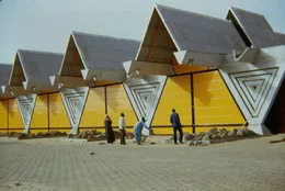 Jean-François Lamoureux, Jean Louis Marin. Centre International du Commerce Extérieur du Sénégal (CICES), Dakar, Senegal. 1971–74. Photo: Michel Fegyveres