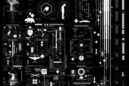 Kate Crawford, Vladan Joler. Calculating Empires. 2023. Digital Image. The Museum of Modern Art, New York. Gift of the Committee on Architecture and Design Funds and Ryan Zurrer. © Kate Crawford and Vladan Joler