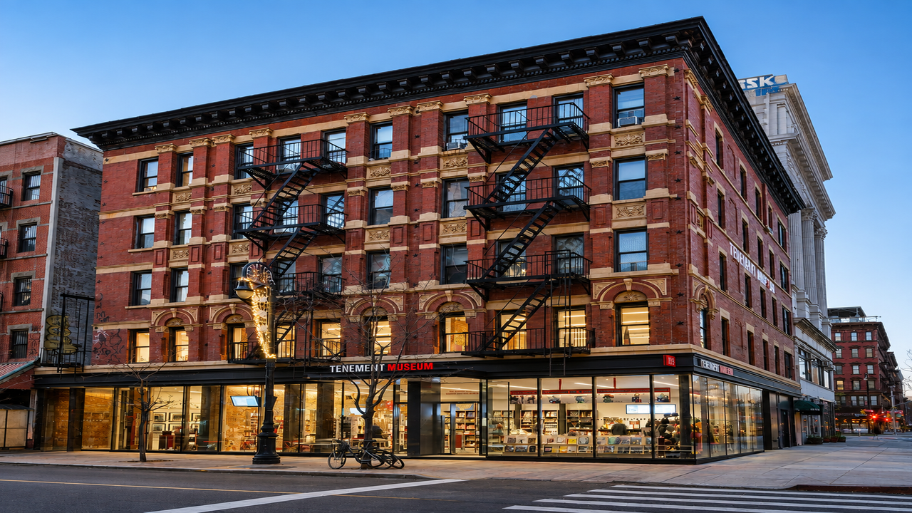Tenement Museum exterior on the Lower East Side