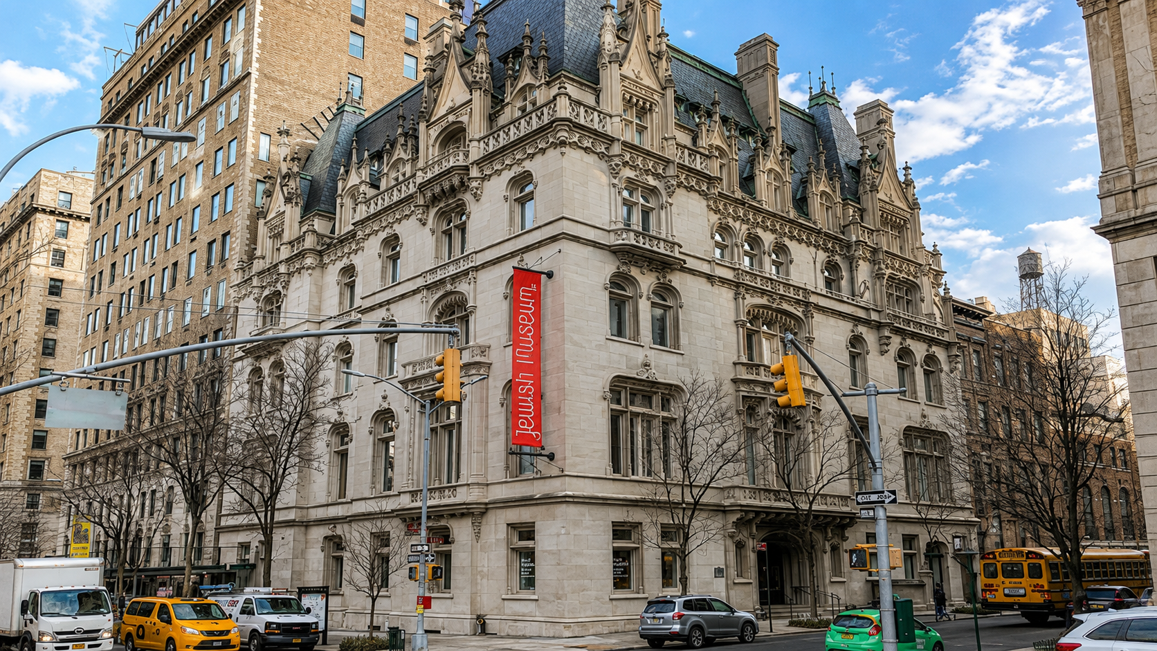 The Jewish Museum exterior on Fifth Avenue