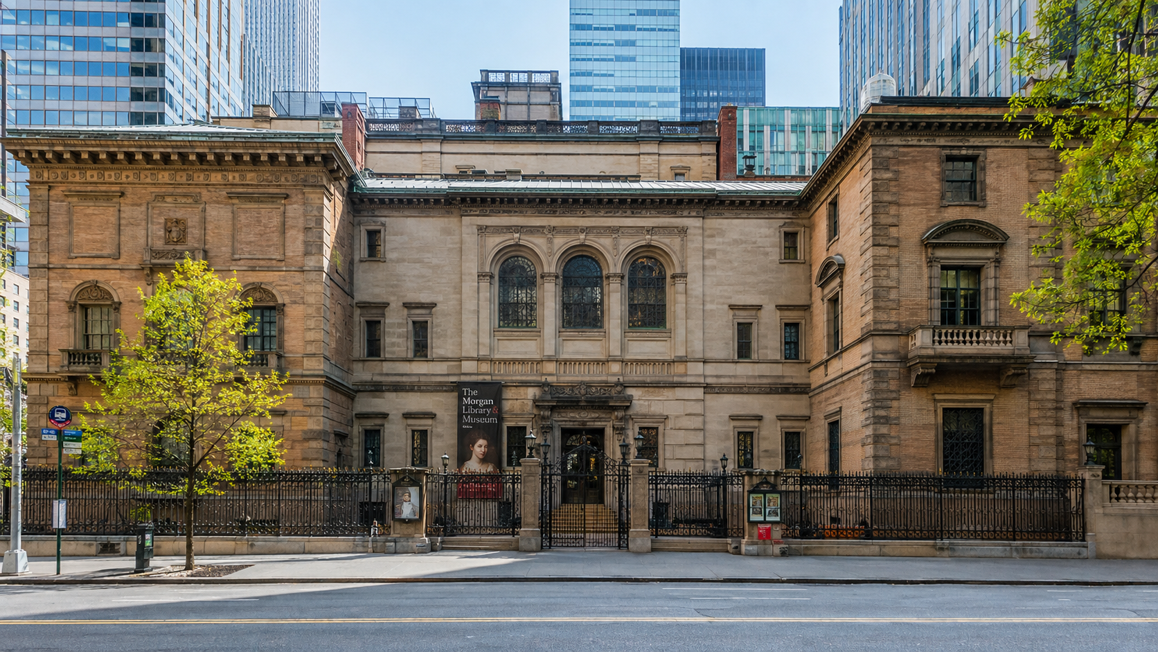 The Morgan Library & Museum exterior on Madison Avenue